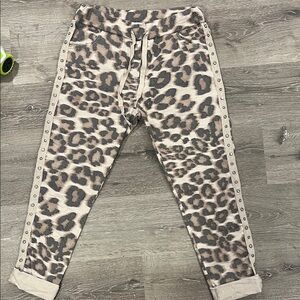 Leopard Print Women Pants
